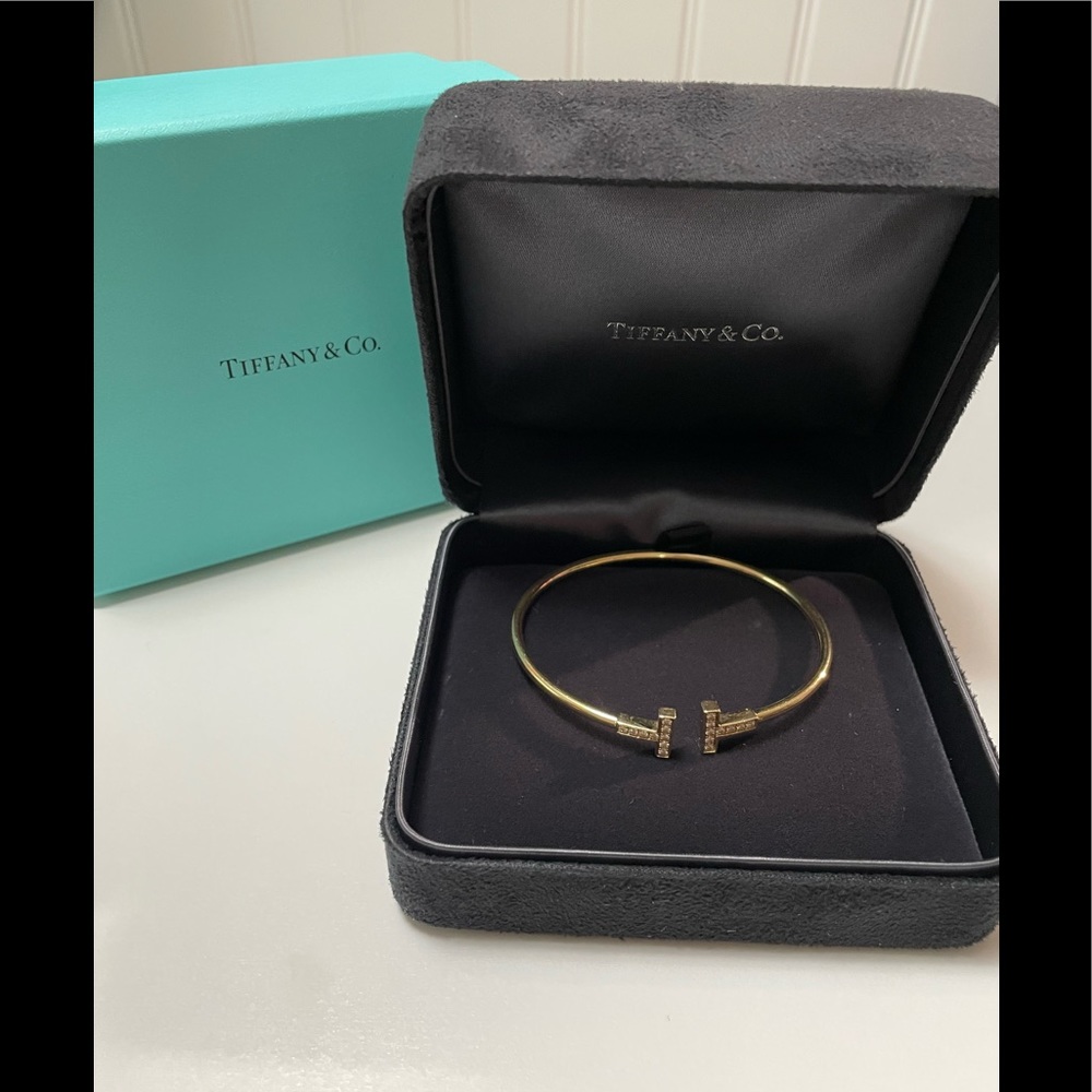 Tiffany & Co Diamond Wire Bracelet